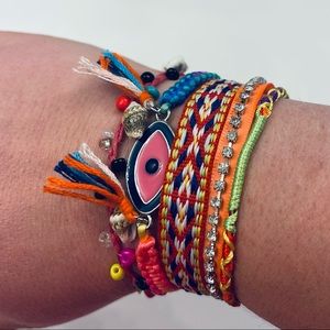 Colorful stack bracelet 🌈